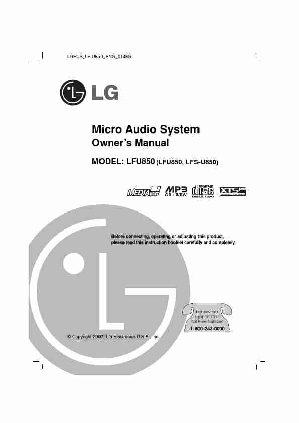 LG Electronics Stereo System LF-U850-page_pdf
